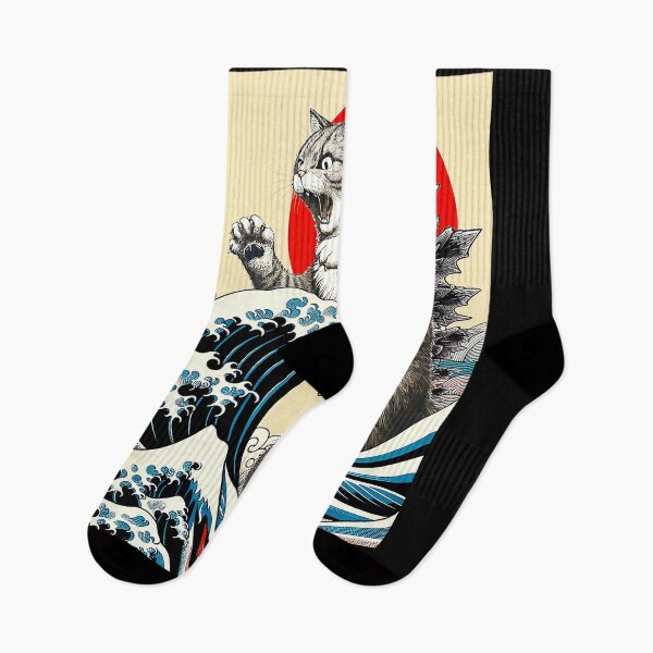 Item preview, Neko No Jira Cat Zilla Kaiju Monster Feline designed and sold by LysiTHWIP.