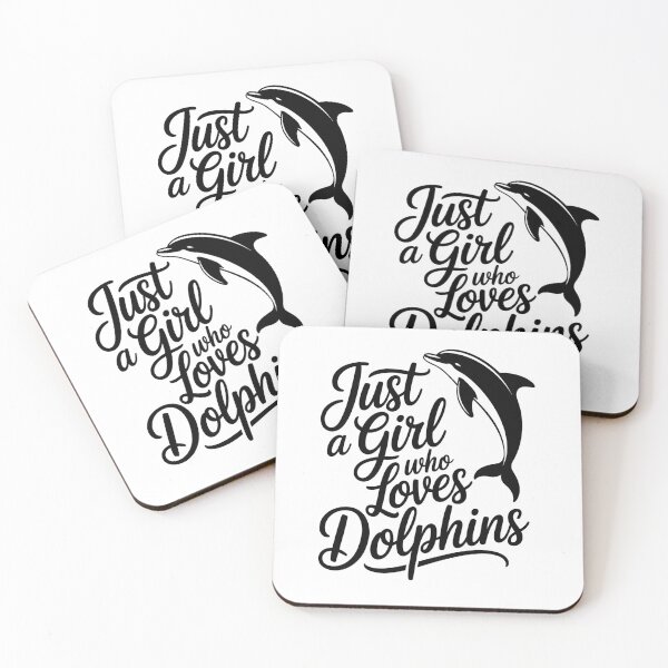 Item preview, Just a Girl Who Loves Dolphins designed and sold by jkrphoto.