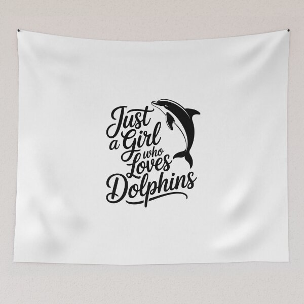 Item preview, Just a Girl Who Loves Dolphins designed and sold by jkrphoto.
