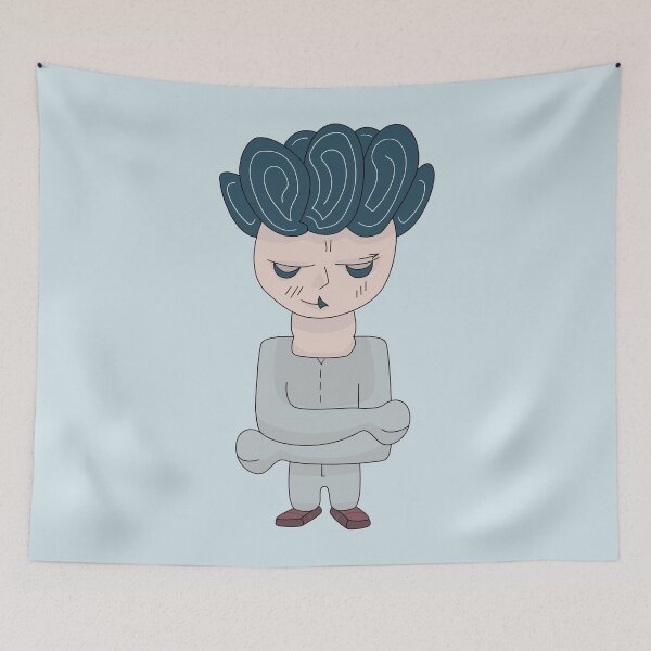 Item preview, Silent Curl Boy designed and sold by Helgoolia.