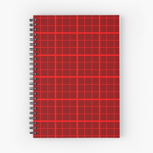 Item preview, Red On Maroon Grid Windowpane Check Design  designed and sold by PatternTitan.