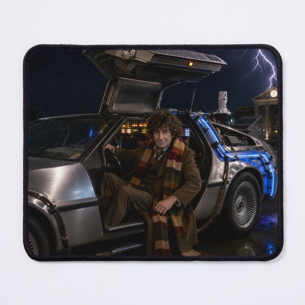 Item preview, The Doctor in the DeLorean time machine  designed and sold by WiseBow.