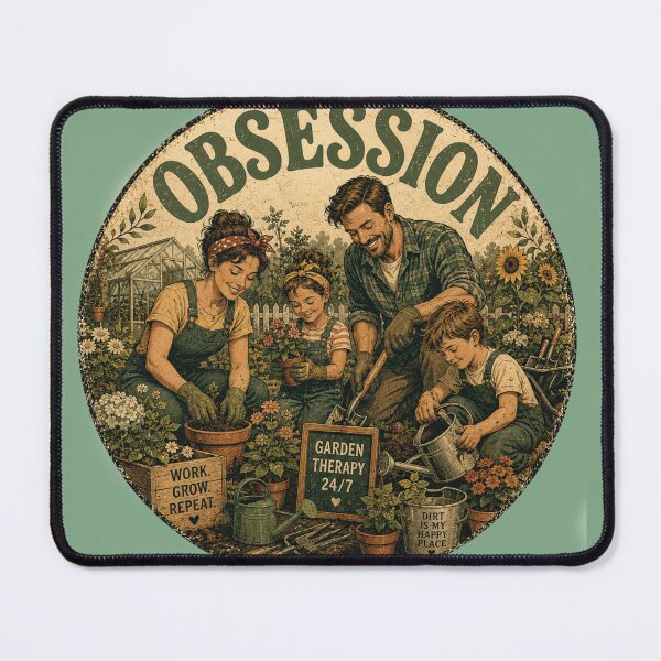 Item preview, obsession garden – sticker and shirt designed and sold by DEMONIZATOR.
