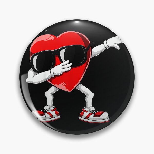 Item preview, Dabbing Heart Funny Love Meme designed and sold by LysiTHWIP.