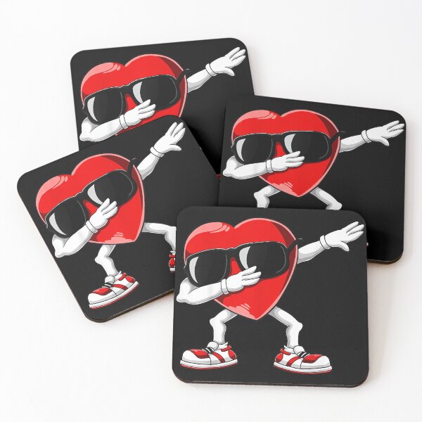 Item preview, Dabbing Heart Funny Love Meme designed and sold by LysiTHWIP.
