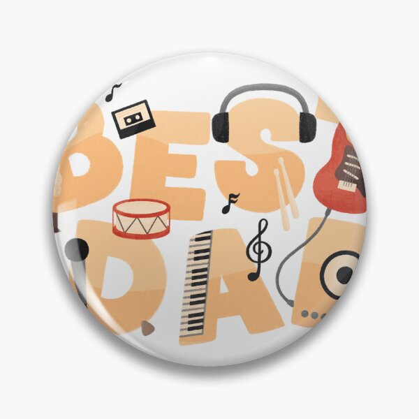 Item preview, Music Lover Best Dad Happy Fathers Day designed and sold by _ZENTAY_.