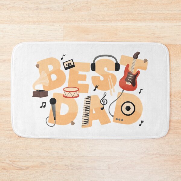 Item preview, Music Lover Best Dad Happy Fathers Day designed and sold by _ZENTAY_.