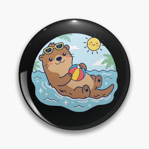 Item preview, Otter Summer Vibes designed and sold by Senthamizh.