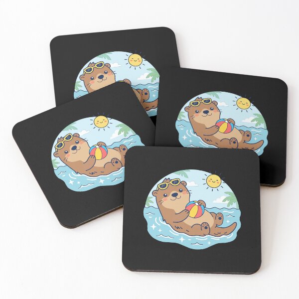 Item preview, Otter Summer Vibes designed and sold by Senthamizh.