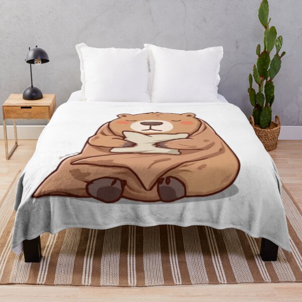 Item preview, Sleepy Capybara Cozy Tee designed and sold by Stylestickers55.
