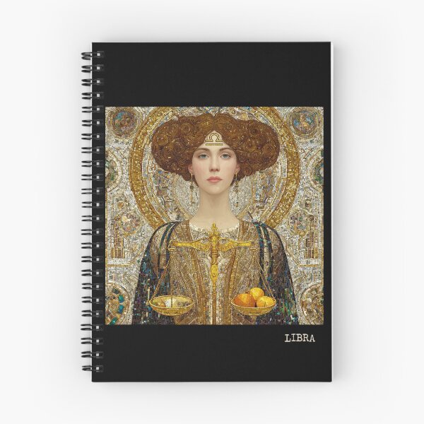 Item preview, Libra Zodiac Art - Vintage Nouveau Scale Goddess designed and sold by KissMyBerry.