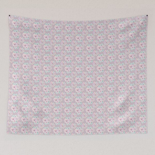 Item preview, Pattern with flowers in soft pastel colors designed and sold by AlicinaM.