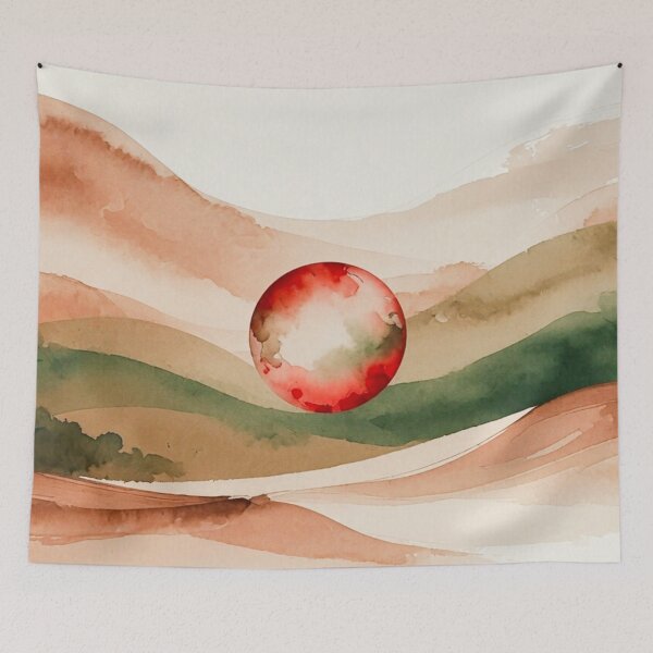 Item preview, Serene Ink Wash  designed and sold by WeaveSphere.