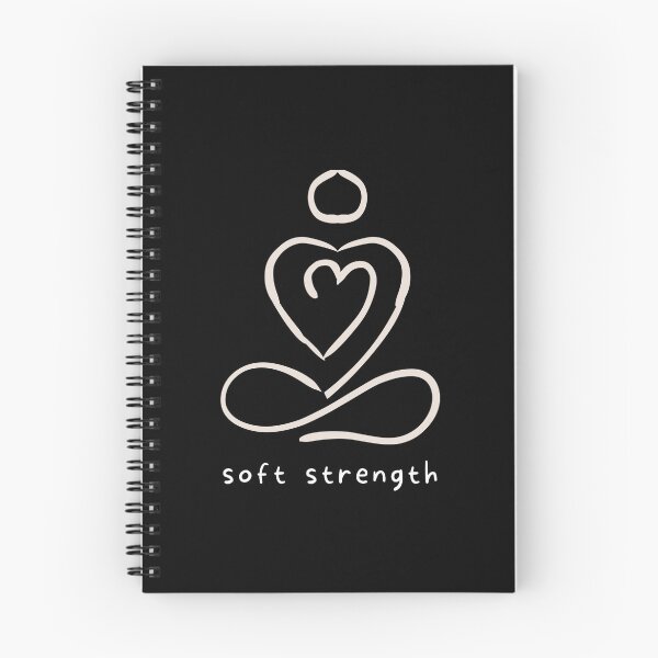 Item preview, Soft Strength | Mindful Heart Meditation Design designed and sold by Lynn Creates.
