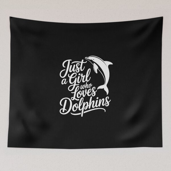 Item preview, Just a Girl Who Loves Dolphins designed and sold by jkrphoto.