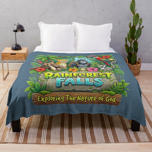 Item preview, Rainforest Falls Nature of God Christian Kids VBS 2026 designed and sold by miuukiuu.