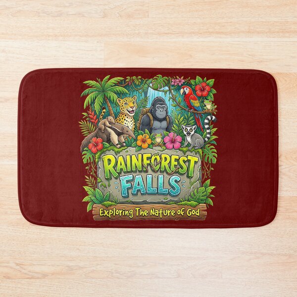 Item preview, Rainforest Falls Nature of God Christian Kids VBS 2026 designed and sold by miuukiuu.