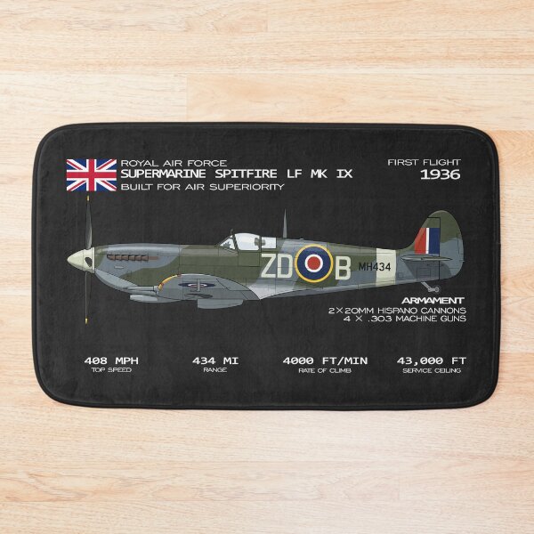 Item preview, WWII Fighter Legend Supermarine Spitfire designed and sold by BronArtworks.