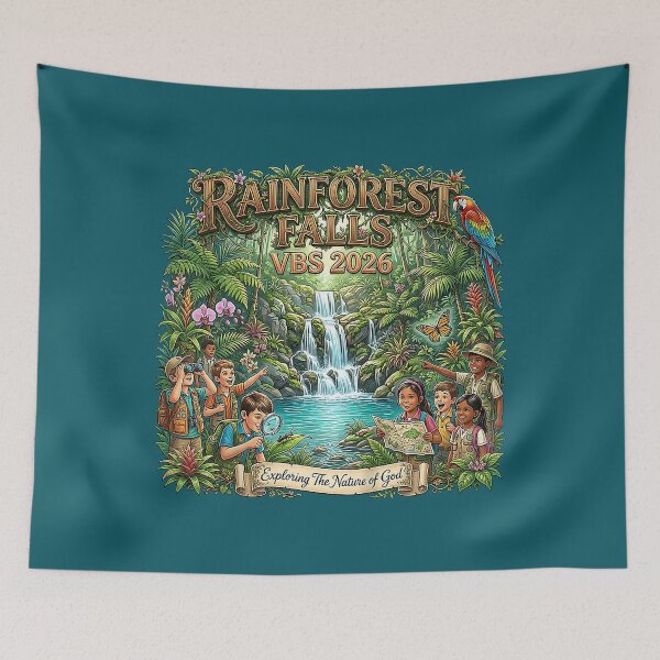 Item preview, Rainforest Falls VBS 2026 Christian Summer Camp  designed and sold by meilcannb.