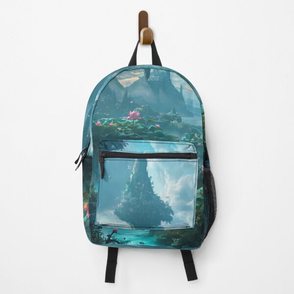 Item preview, Floating Sky Garden Fantasy Alien Landscape designed and sold by Luminous Wilds.