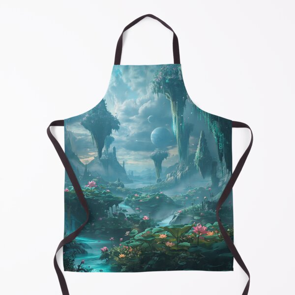 Item preview, Floating Sky Garden Fantasy Alien Landscape designed and sold by Luminous Wilds.