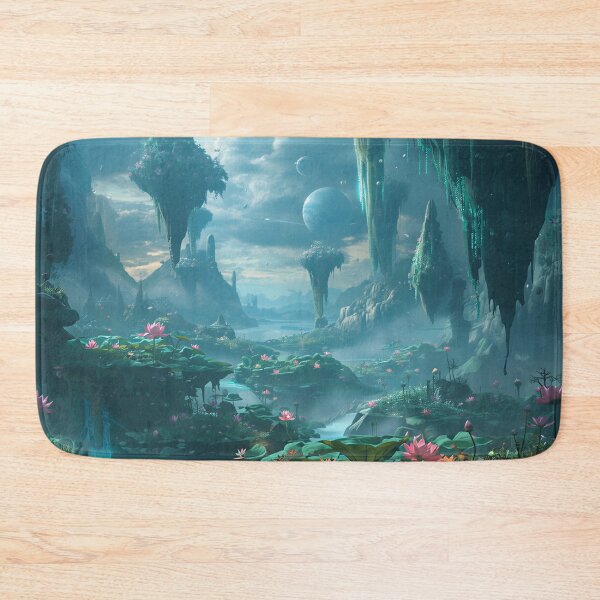 Item preview, Floating Sky Garden Fantasy Alien Landscape designed and sold by Luminous Wilds.