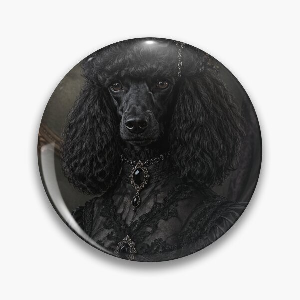 Item preview, Black Poodle Portrait designed and sold by VelarisMoon.