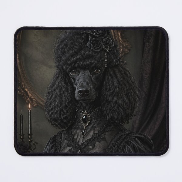 Item preview, Black Poodle Portrait designed and sold by VelarisMoon.
