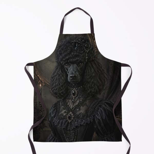 Item preview, Black Poodle Portrait designed and sold by VelarisMoon.