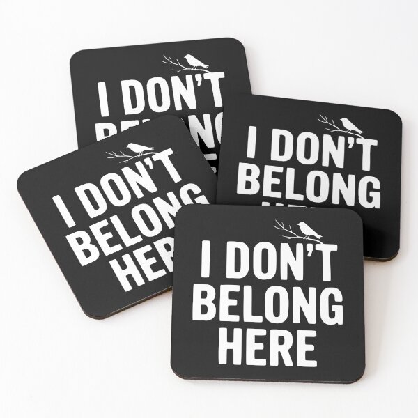 Item preview, I Don't Belong Here designed and sold by Frank Ring.