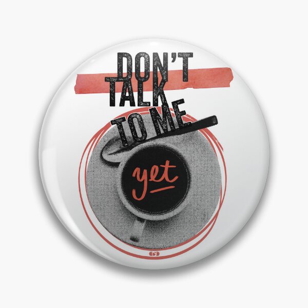 Item preview, Don't Talk To Me Yet Coffee | Retro Collage Morning Graphic Tee | Funny Coffee Lover Shirt designed and sold by Decorador de Corazones.