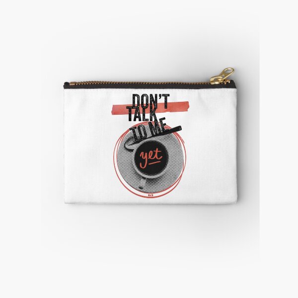 Item preview, Don't Talk To Me Yet Coffee | Retro Collage Morning Graphic Tee | Funny Coffee Lover Shirt designed and sold by Decorador de Corazones.