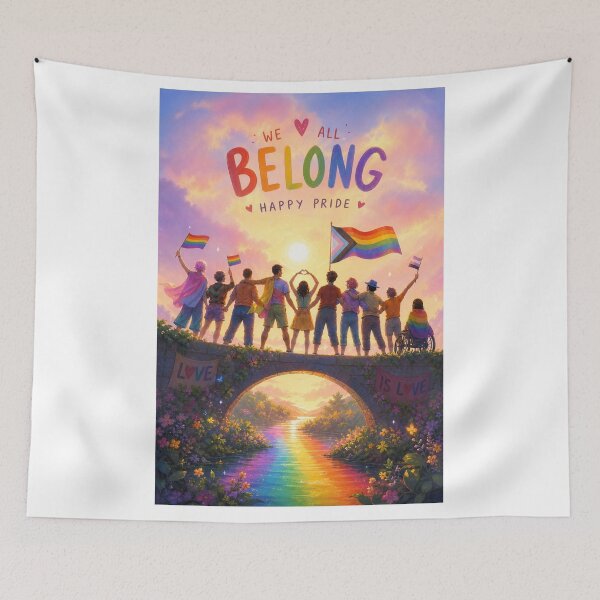 Item preview, We Belong Pride designed and sold by EminenceApparel.