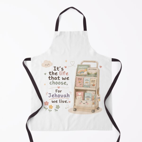 Item preview, Cute Kawaii Ministry Cart | Jehovah Witness Pastel Faith Design designed and sold by N-STUDIOLAB.