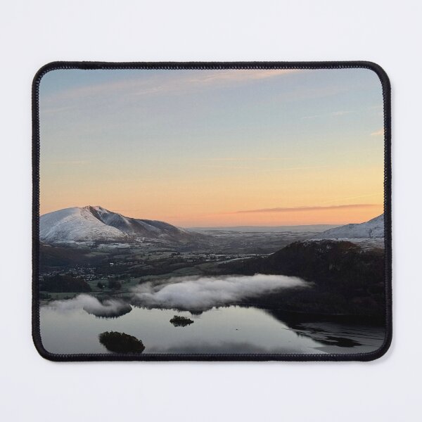 Item preview, Snowy sunrise over Derwent Water from Catbells designed and sold by BenHolliday6.