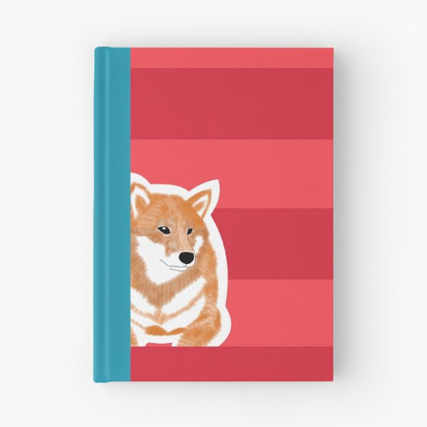 Item preview, 80's vibes colors (red, blue) with red Shiba Inu designed and sold by ShibaCruise-On.