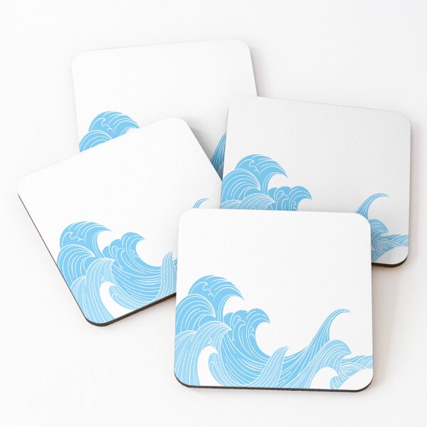 Item preview, Waves of Blue designed and sold by ezcreate.media.
