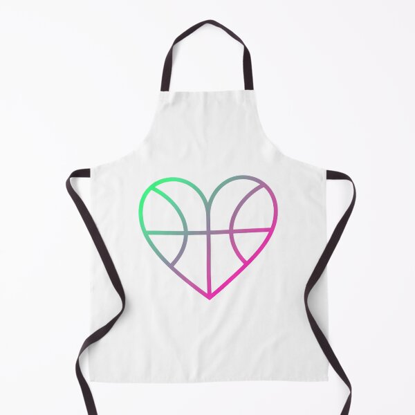 Item preview, Minimalist Geometric Basketball Heart Shape Design designed and sold by DripCultureLab.