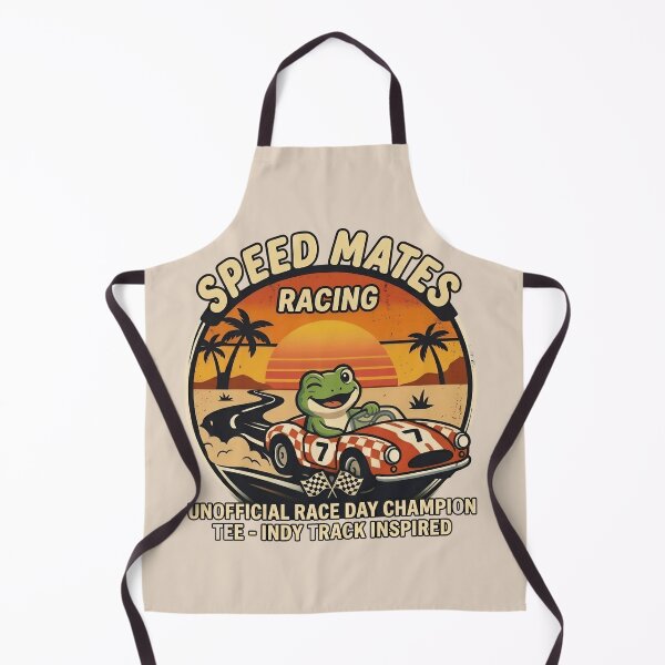 Item preview, Vintage IndyCar Frog Racer Retro Winking Frog Race Day designed and sold by Basma Designs | Funny Shirts, Stickers & Mugs.