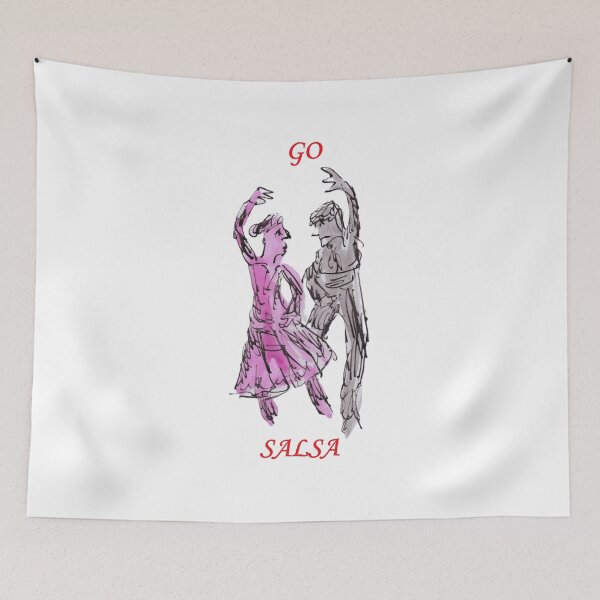 Item preview, Salsa dancers designed and sold by Inky Fingers Illustrations.