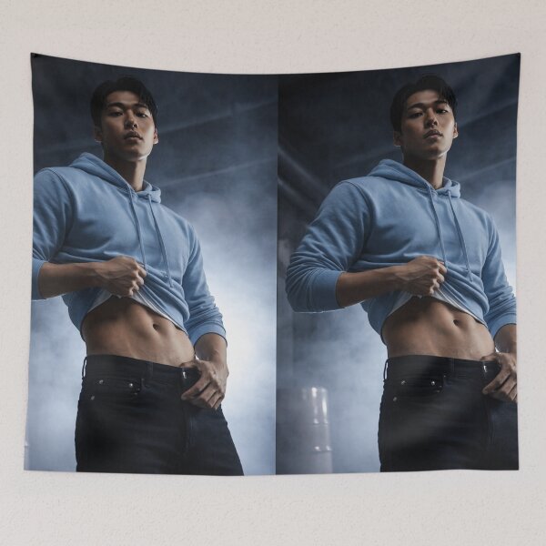 Item preview, Woo Do-hwan: Blue Smoke & Abs of Steel designed and sold by Velvet-Howl.