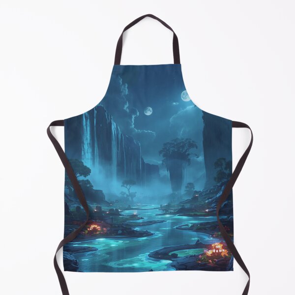 Item preview, Moonlit Sanctuary Waterfall designed and sold by Luminous Wilds.