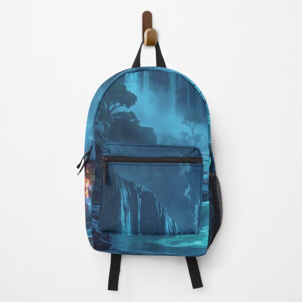 Item preview, Moonlit Sanctuary Waterfall designed and sold by Luminous Wilds.