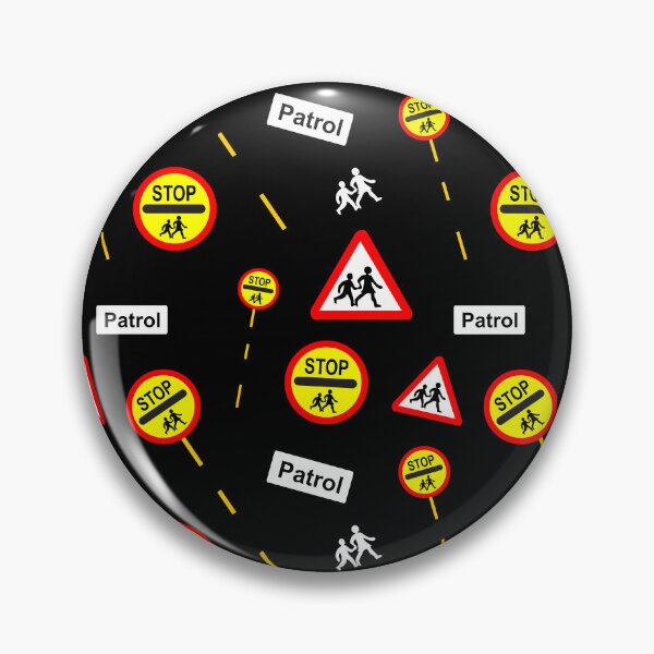 Item preview, School Crossing Patrol Sign Pattern designed and sold by CreativeTwins.