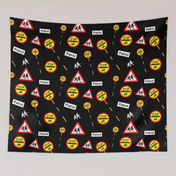 Item preview, School Crossing Patrol Sign Pattern designed and sold by CreativeTwins.