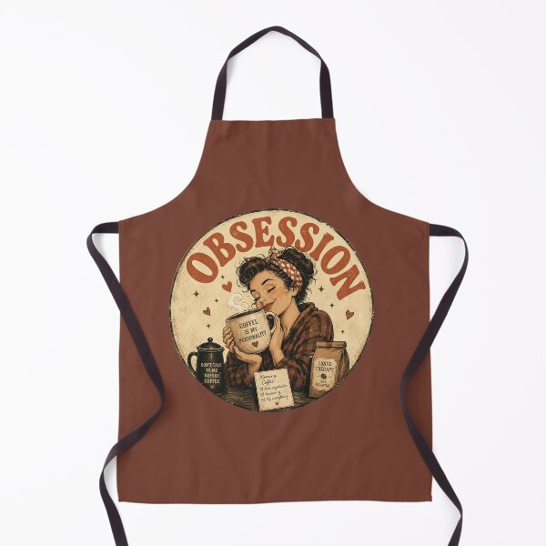 Item preview, obsession coffee – sticker and shirt designed and sold by DEMONIZATOR.