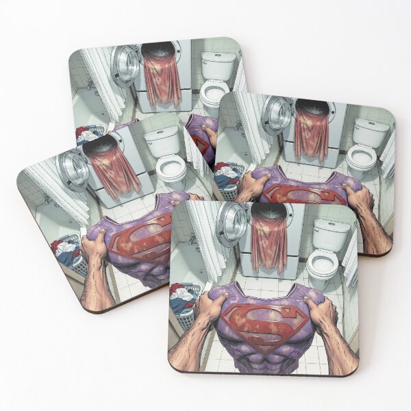 Item preview, Superhero Laundry Day - Faded Comic Art designed and sold by DeerHouse.