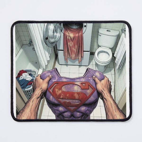 Item preview, Superhero Laundry Day - Faded Comic Art designed and sold by DeerHouse.