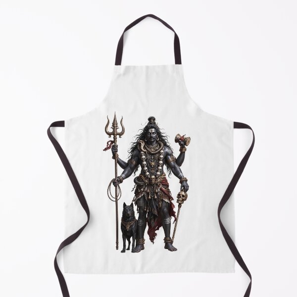 Item preview, Kala Bhairava Dark Hindu God Fierce Shiva Art designed and sold by Sovira Studio .