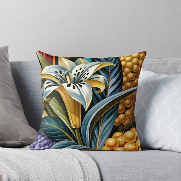Item preview, Wall Art - Postcard - Botanical Harmony: Art Deco Bloom designed and sold by ForeverPrintsOK.